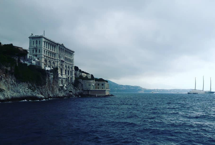 Oceanographic Museum overlooking Mediterranean Sea