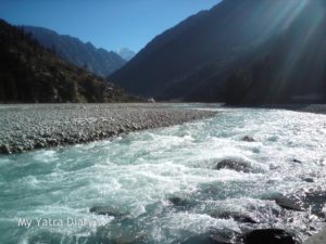 River Ganga flowing from the Himalayas