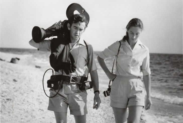 Jane Goodall and Hugo van Lawick